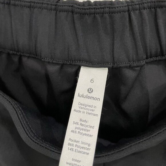 Lululemon High Rise Trouser Pants Athleisure Black Preppy Office Weekend Chic - Picture 6 of 11